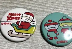 アランジアロンゾ　クリスマス限定缶バッジ