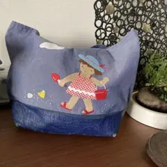 ファミリア デニムバッグ