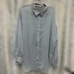 レディース しまむら omi シアーシャツ トップス