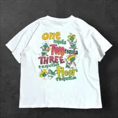 tequila tee tシャツ ユニークバックプリントビッグサイズメキシコ古着