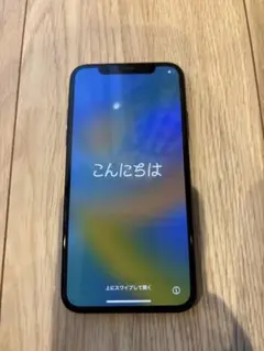 Apple iPhone X ブラック　カバー付き