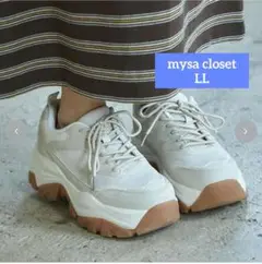 しまむら　田中里奈　ダッドスニーカー　mysa closet