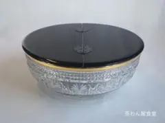 義山　ガラス　硝子　水指　紙箱　経21cm位　高14.5cm位 義山 ガラス 硝子 水指 紙箱 経21cm位 高14.5cm位 - メルカリ