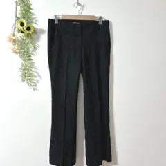 【c2092】PLS+T レディース　スラックス　ブラック　オフィス　ビジネス