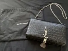 Saint Laurent ケイト ミディアム クロコ タッセル