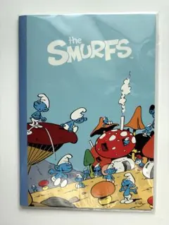 激レア 新品 the SMURFS スマーフ・ブレイニー A5 ノートブック