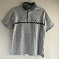 【Crocodile】ポロシャツ Mサイズ グレー
