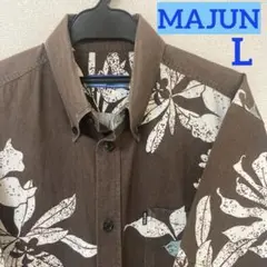 【MAJUN】かりゆし L (brown mint) 綿