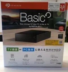 Seagate Basic 2.0TB 外付けHDD