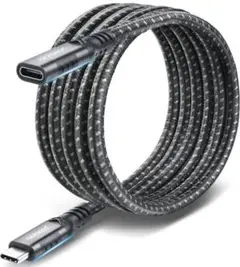 USB Type-C 延長ケーブル 2M USB-C延長コード USB 3.1