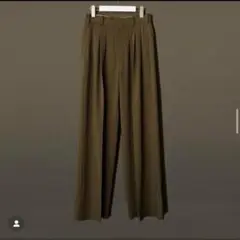 SHIKITARI MIX TUCK DESIGN WIDE SLACKS