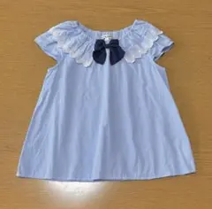 anyFAM ストライプブラウス 130cm