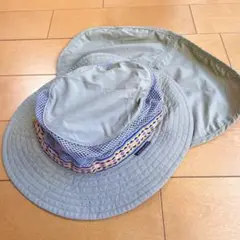 モンベル キッズ帽子51-54cm(デタッチャブルシェードハット子どもuvカット