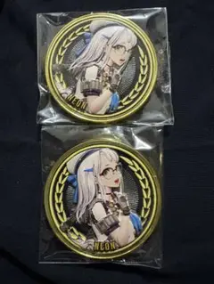【ネオン　金】勝利の女神：NIKKE メダルコレクション Vol.1 2つ