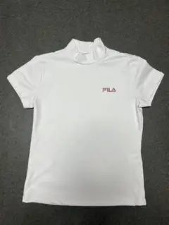 FILA ホワイト ハイネックシャツ M