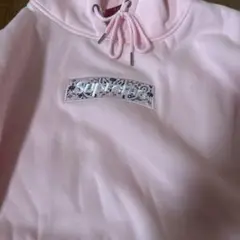 Supreme Bandana Box Logo Hooded pink S