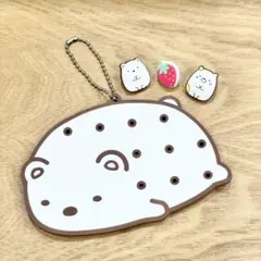 すみっコぐらし ネームプレート キーホルダー しろくま