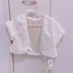 [美品！]axes femme ローズファー　半袖ボレロ