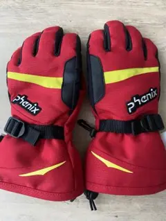Phenix 赤 ジュニア スキーグローブ　JS