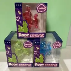 【新品・未開封】RODY アクリルフィギュア　neon color 全３種コンプ