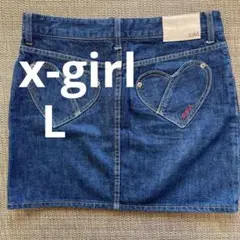 x- girl エックスガール　デニムミニスカート