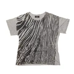 CABANE de ZUCCA Zebra Pattern Design Tee