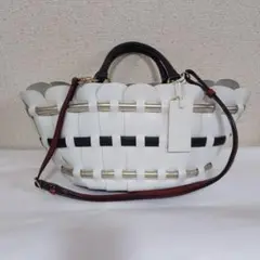 ポティオール　編み込みバッグ