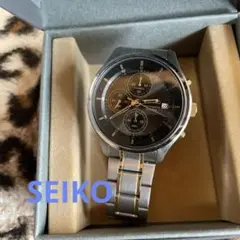 SEIKO クロノグラフ クォーツ腕時計