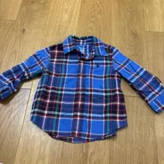 【美品】Ralph Lauren ベビー　チェック柄 長袖シャツ 12M 80
