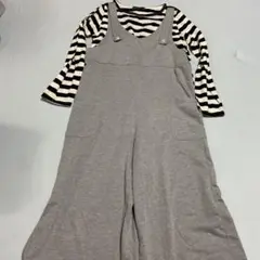 グレーオーバーオールセット、マタニティ