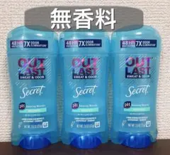 シークレット アウトラスト クリアジェル 3本 制汗剤
