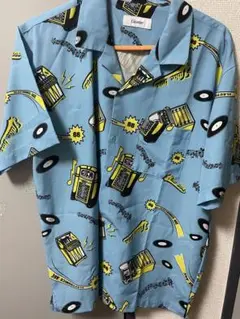 Gloster アロハシャツ 音楽モチーフ 半袖