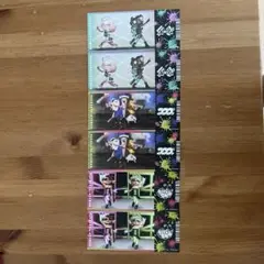 スプラトゥーン　フェス風チケットカード6枚