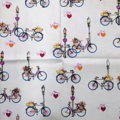 ウエストファーレンストッフ　westfalenstoffe　自転車柄