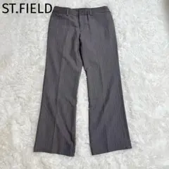 ＊ST.FIELD ＊セントフィールド 【M】ボーダーパンツ 通勤　オフィス