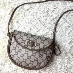GUCCI PLUS ショルダーバッグ PVC ポシェット インターロッキング