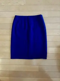 トゥモローランド　ブルー　タイトスカート