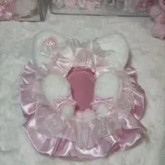 硬質ケースレースデコ ハンドメイド ピンク ⑥