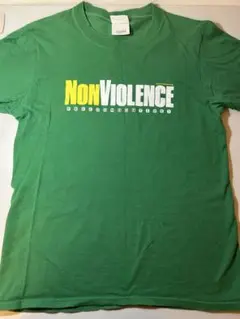 NonViolence Tシャツ 緑色