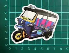ステッカー シール 三輪タクシー バンコク トゥクトゥク 東南アジア 乗り物