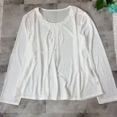 REMALON＊ホワイトブラウス＊50サイズ　4XL