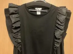 DOUBLE STANDARD CLOTHING フリル袖ノースリーブワンピース