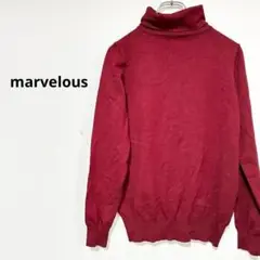 marvelous タートルネック　朝　長袖　無地　M インナー