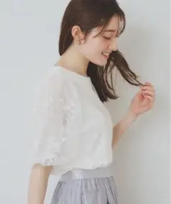美品！五分丈カットソー