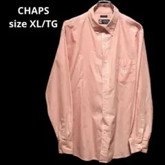 チャップス CHAPS 長袖ボタンダウンシャツ BD XL/TG