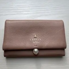 LANVIN en Bleu ピンク 名刺入れ