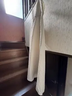 ホワイトキャミワンピース リボン付き