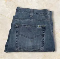 【Carhartt デニムパンツ 刺繍ロゴ 33x31 L】