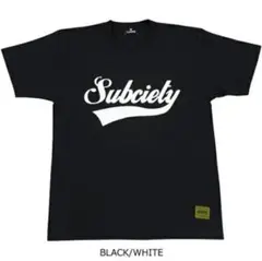 新品 Subciety ロゴ Tシャツ ブラック XL