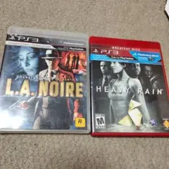 PS3ソフト海外版　L.A. Noire & Heavy Rain 2本セット